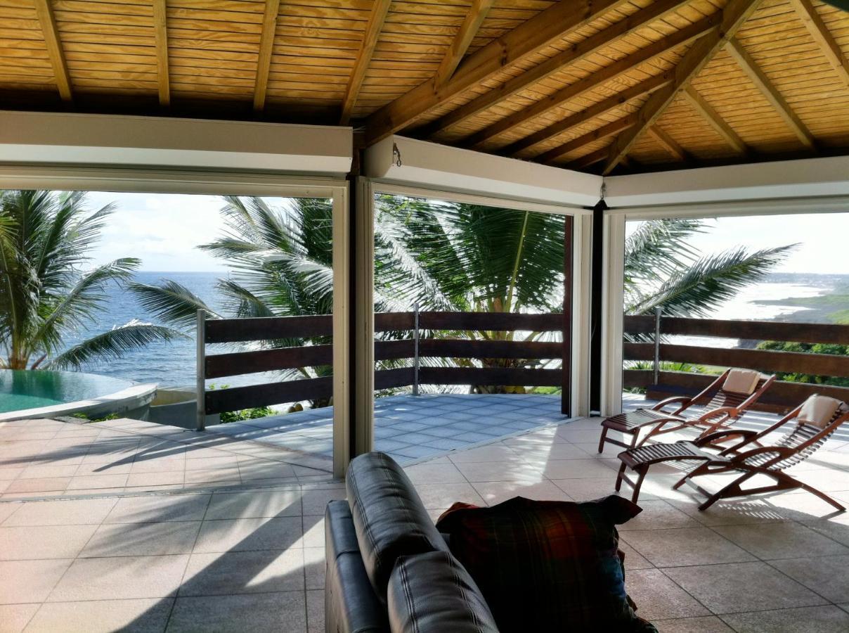 Wild Paradise: Villa Vue Mer Piscine A Debordement Le Moule Exterior foto