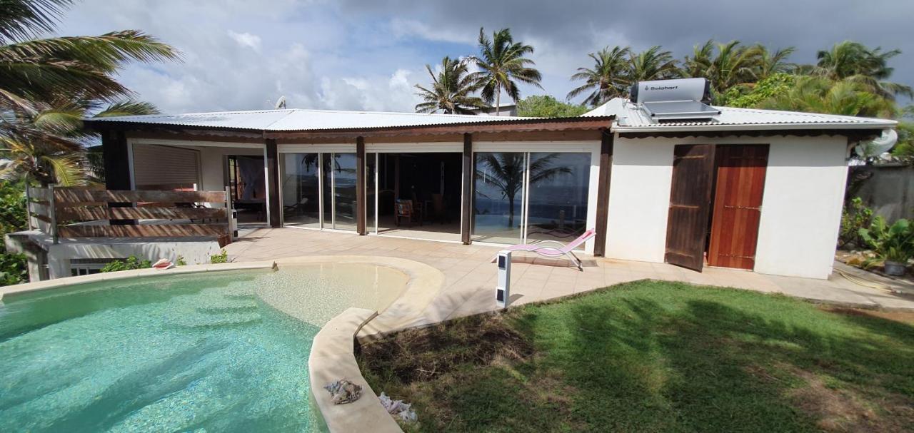 Wild Paradise: Villa Vue Mer Piscine A Debordement Le Moule Exterior foto
